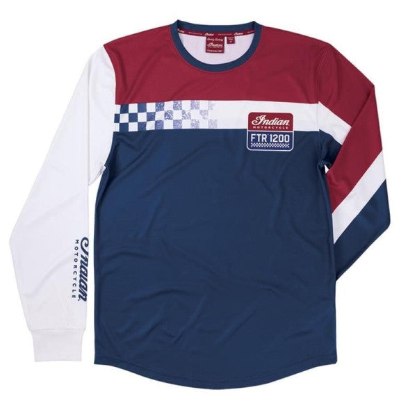 -Camiseta manga larga Indian Motorcycle Racing Tee