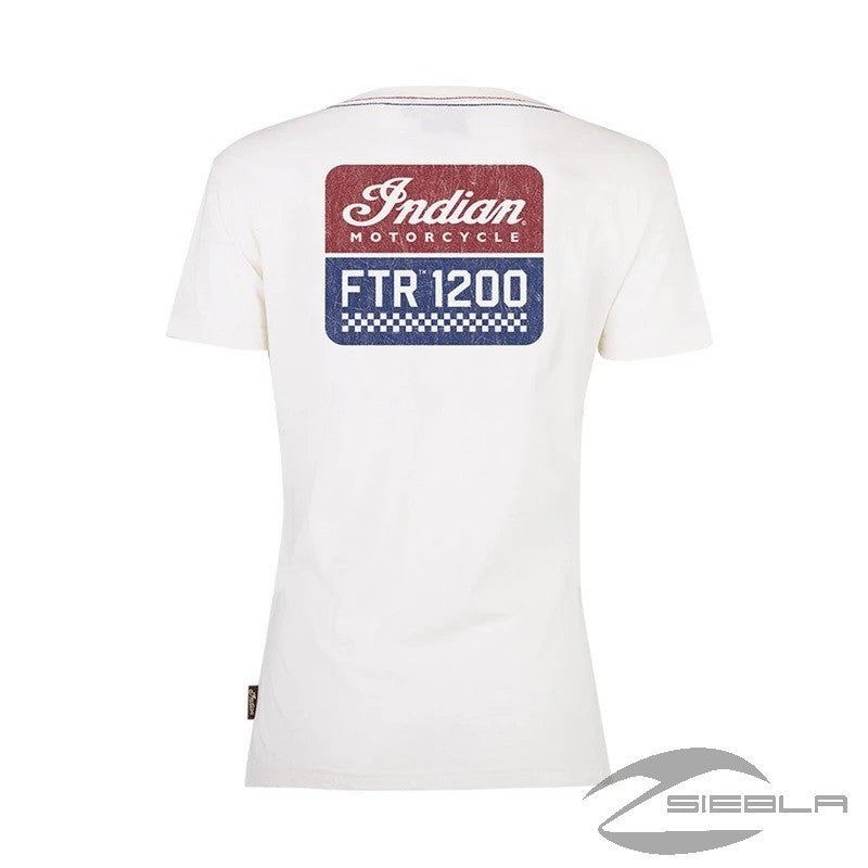 -Camiseta Indian Motorcycles 1200 Logo Tee mujer