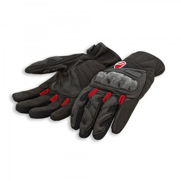 -Guantes de tela-piel Ducati City C3