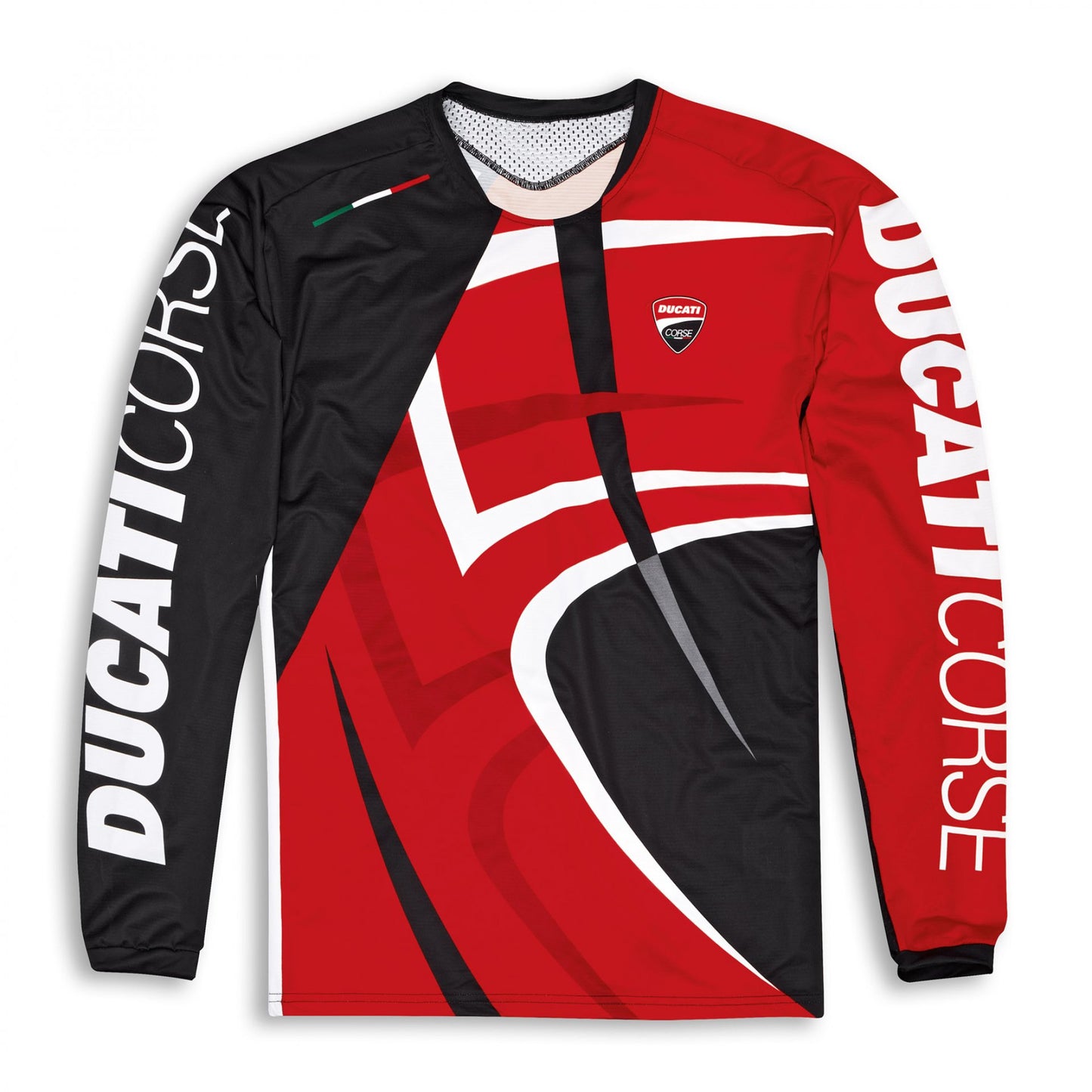 -Camiseta técnica de manga larga Ducati Corse MTB V2