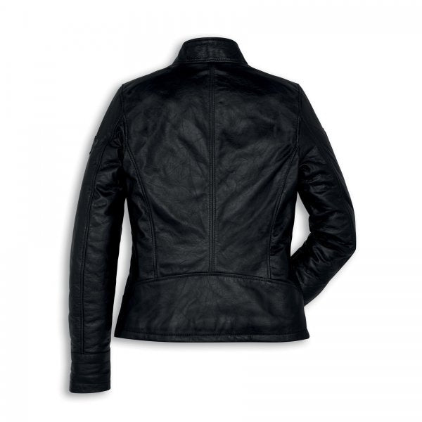 -Chaqueta de cuero vintage Ducati mujer