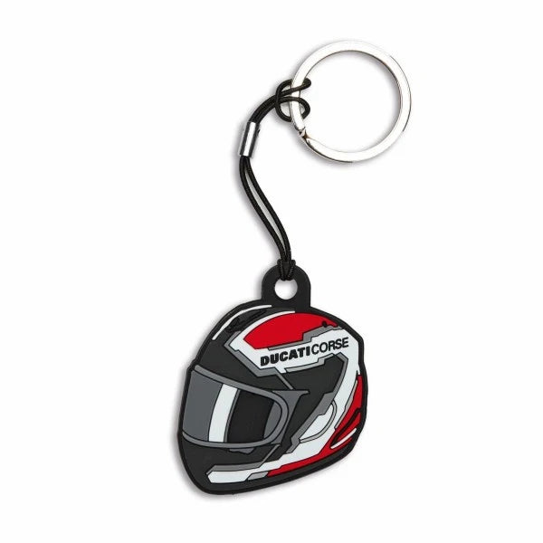 -Llavero de goma Ducati Helmet