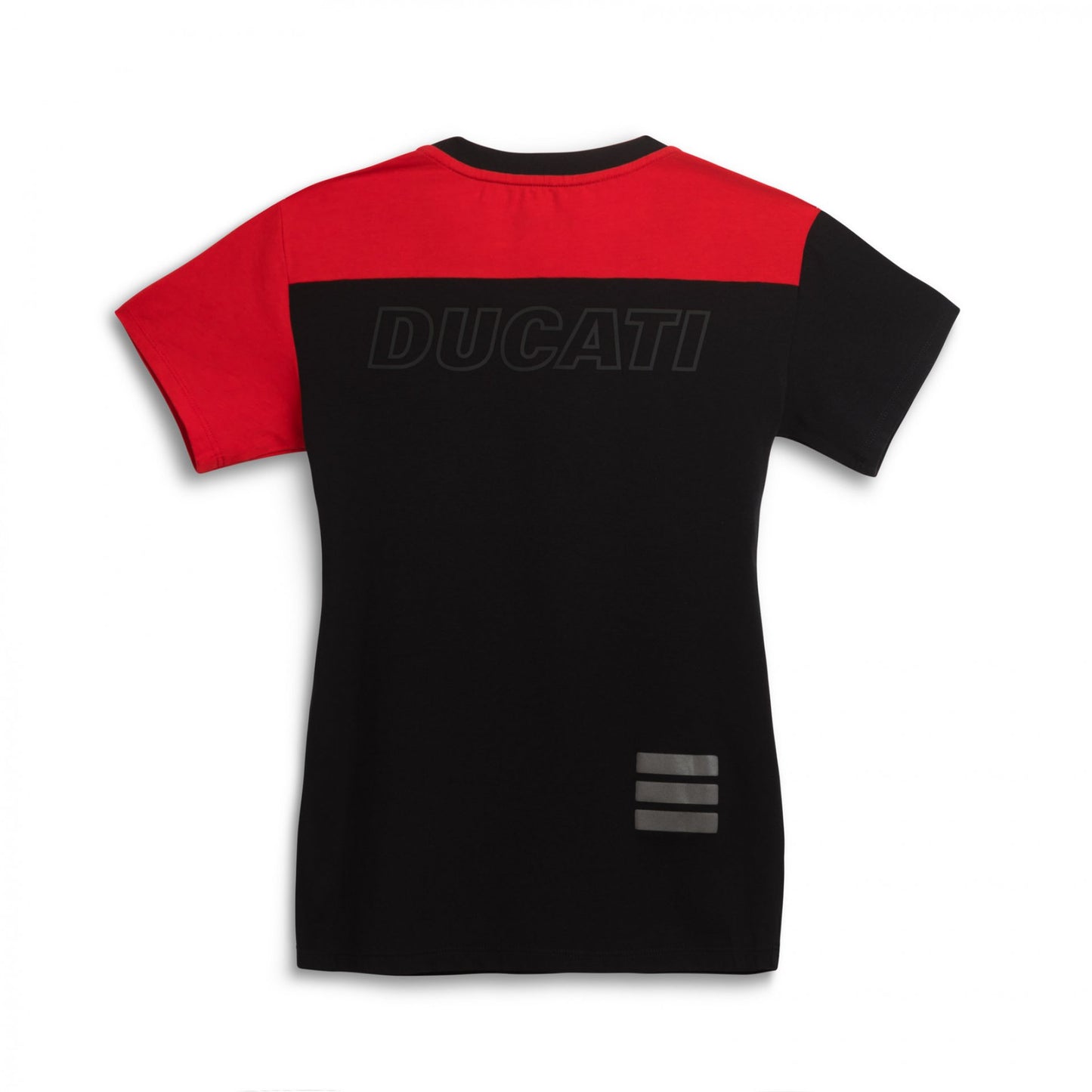 Camiseta Ducati Explorer mujer negra-roja
