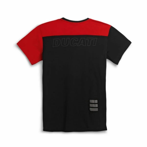 Camiseta Ducati Explorer negra-roja