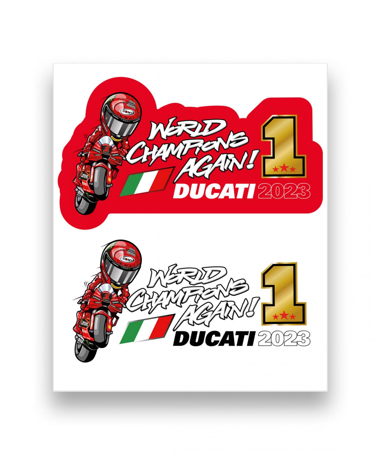 Adhesivo Ducati World Champions 2023