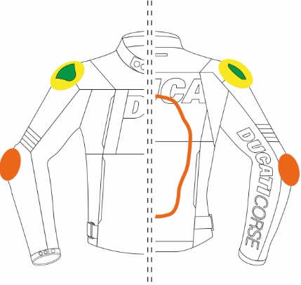 -Chaqueta de piel Ducati Speed Evo C2