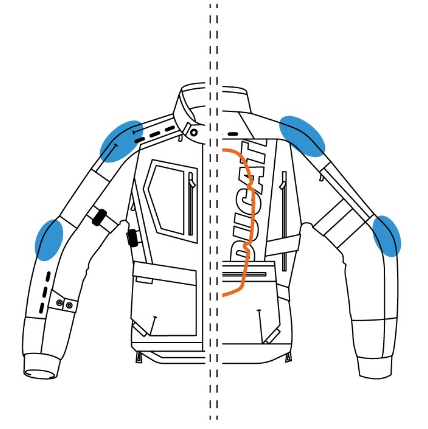 -Chaqueta de tela Ducati Strada C5