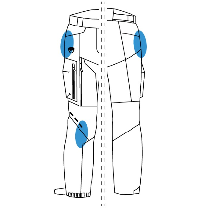 -Pantalón de tela Ducati Strada C5 mujer