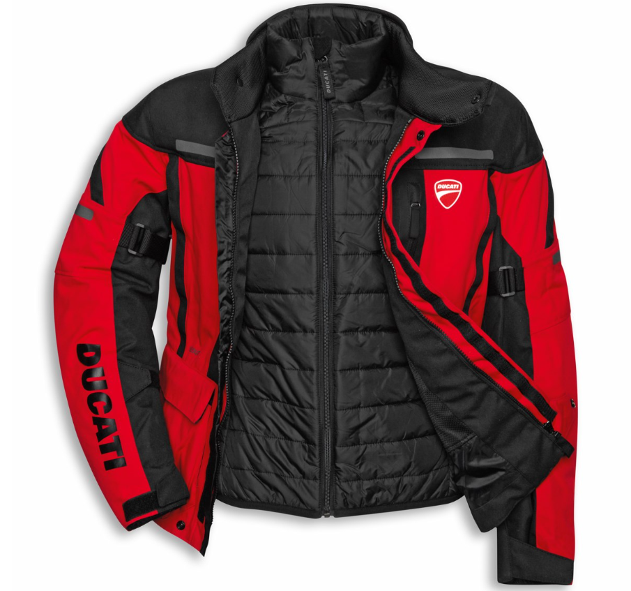 -Chaqueta de tela Ducati Tour C4