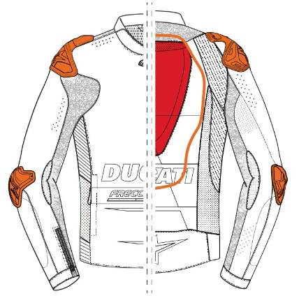 Chaqueta de piel Ducati Replica MotoGp 25