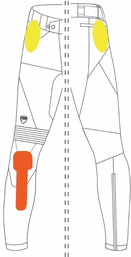 -Pantalón de piel Ducati Company C4