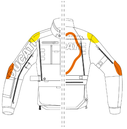 -Chaqueta de tela Ducati Explorer