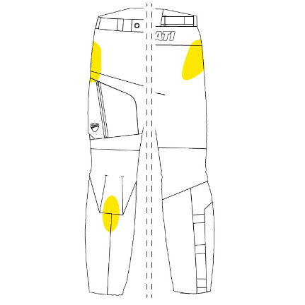-Pantalón de tela Ducati Explorer mujer