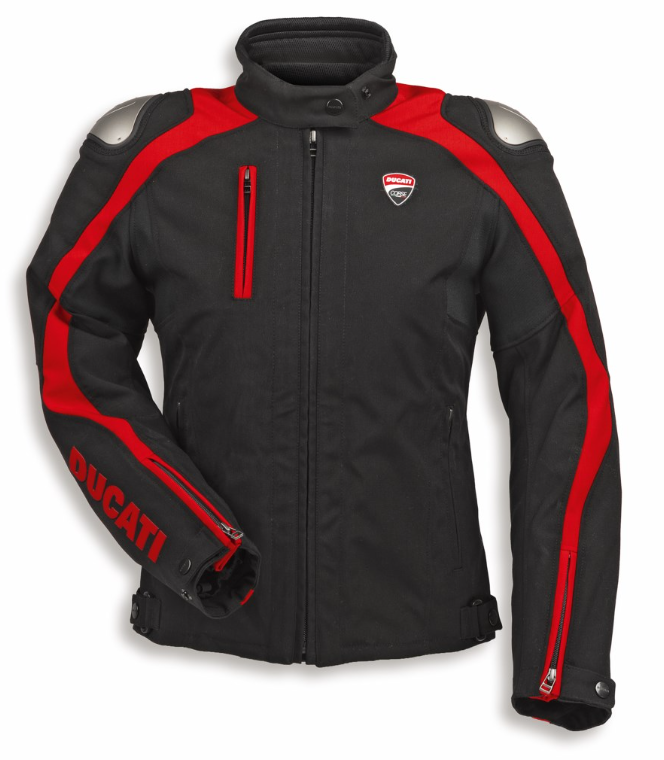 -Chaqueta de tela Ducati Corse tex C6 mujer