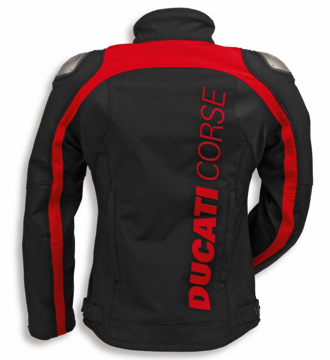 -Chaqueta de tela Ducati Corse tex C6 mujer