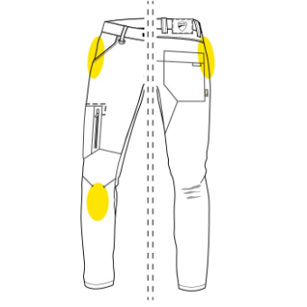 -Pantalón de tela Ducati Downtown C1