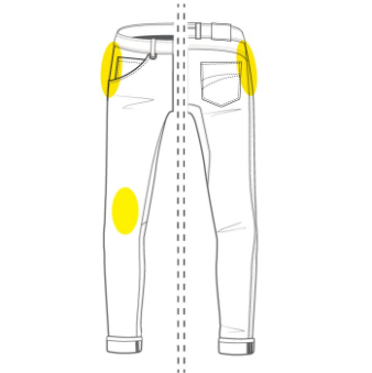 -Pantalón vaquero Ducati Company C4 mujer