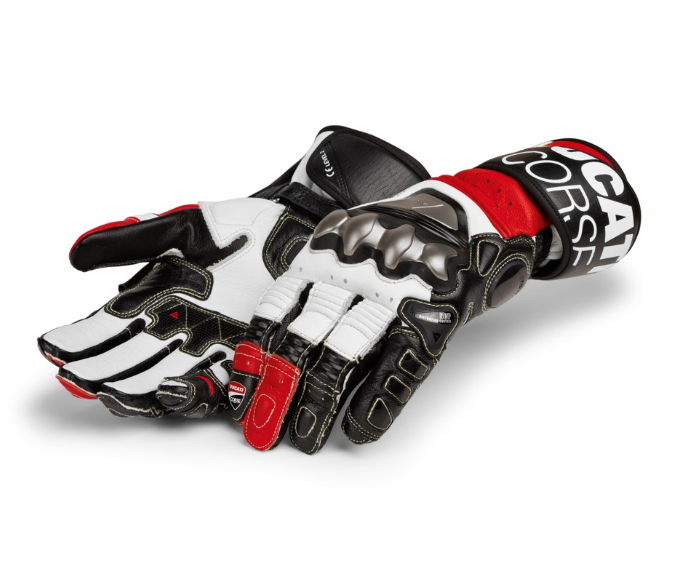 -Guantes de piel Ducati Corse C6