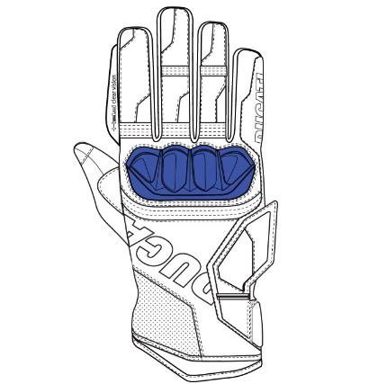 -Guantes de tela-piel Ducati Sport C4