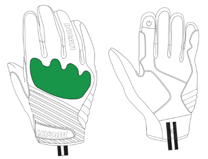 -Guantes de tela Ducati Overland C4