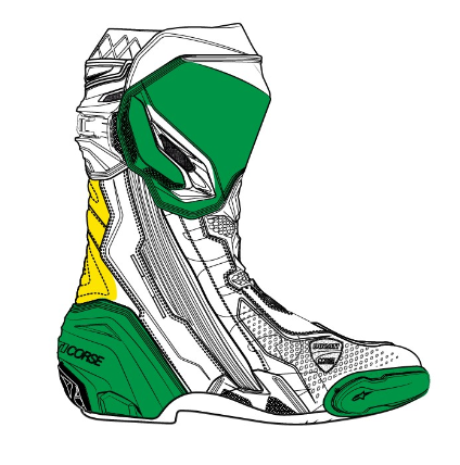 -Botas racing Ducati Corse V6 Air