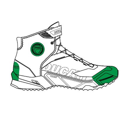 -Zapatillas para moto Ducati City