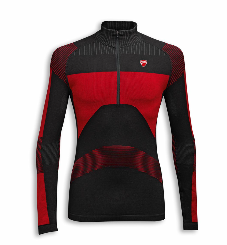 -Camiseta técnica de manga larga Ducati Warm Up 2