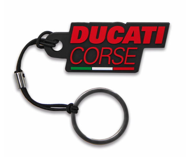 -Llavero de goma Ducati DC Black