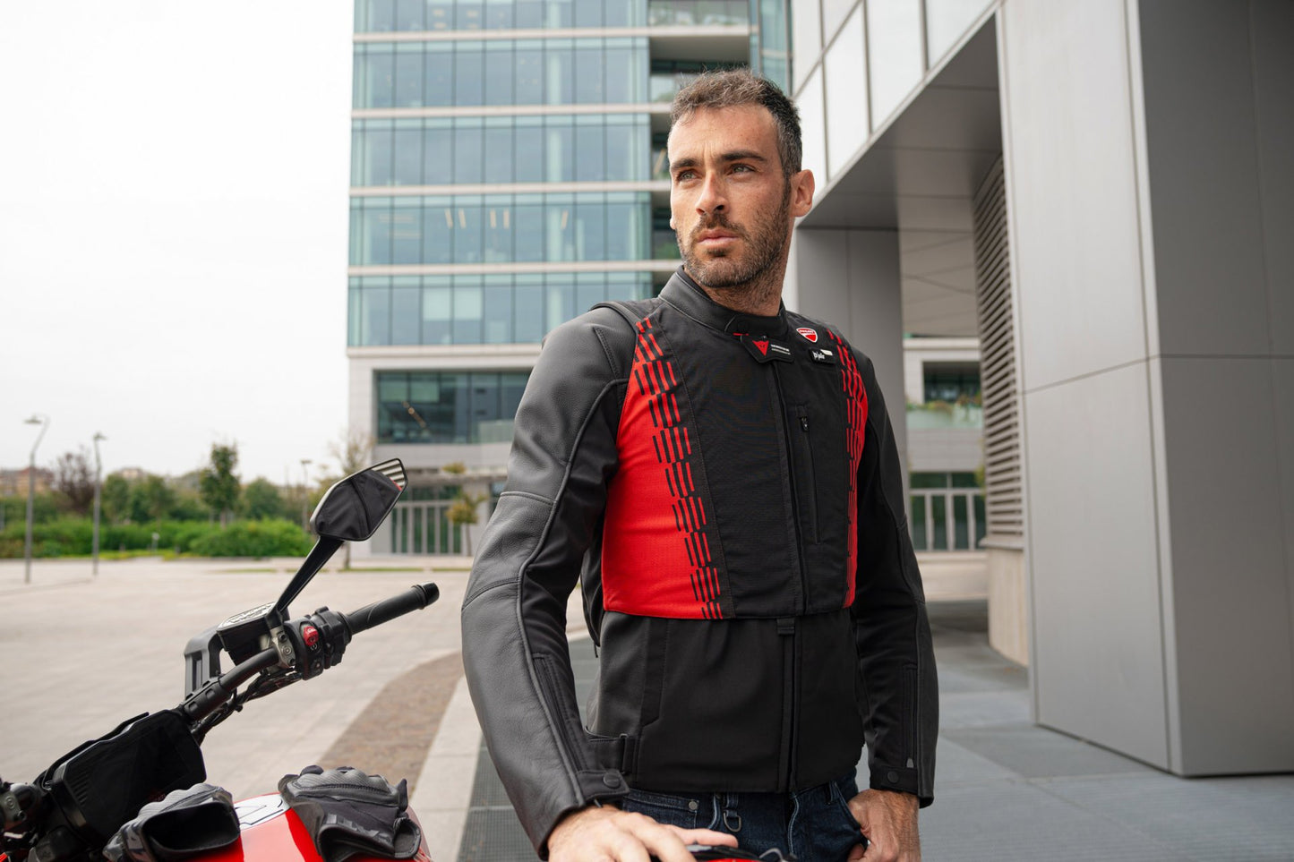 -Chaleco de tejido con airbag Ducati Smart Air