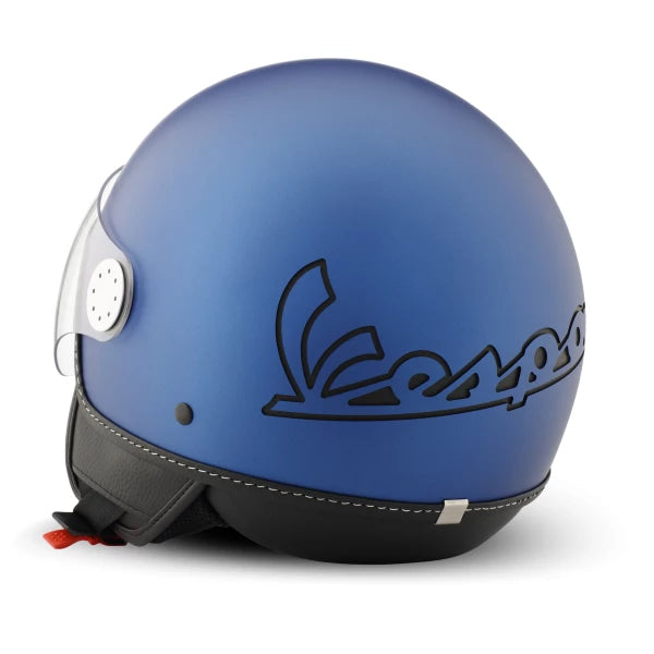 Casco Jet Vespa Visor 3.0 Azul mate