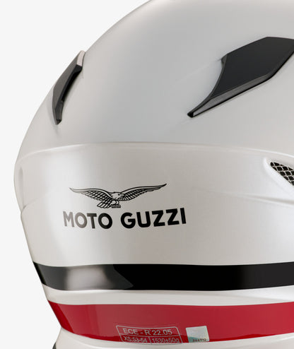 Casco integral Moto Guzzi Adventure Touring blanco