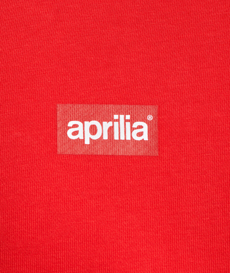 Sudadera Aprilia con capucha roja