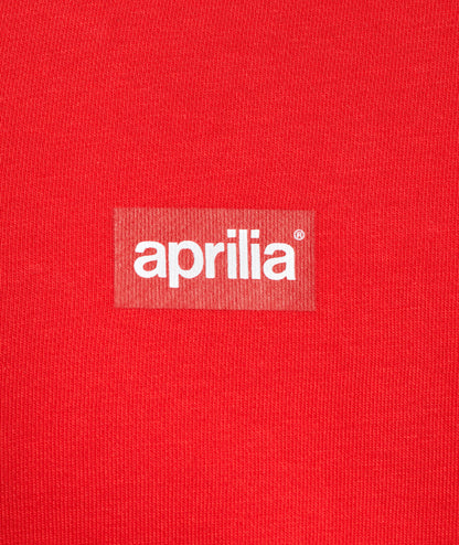 Sudadera Aprilia con capucha roja