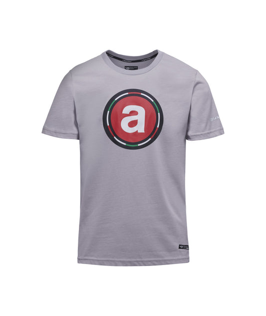 Camiseta logo redondo Aprilia Racing Team gris