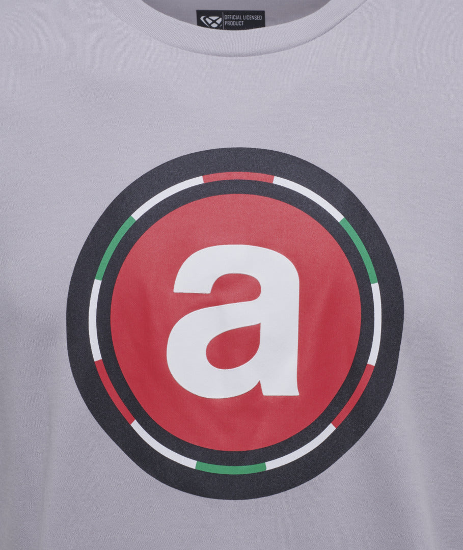 Camiseta logo redondo Aprilia Racing Team gris