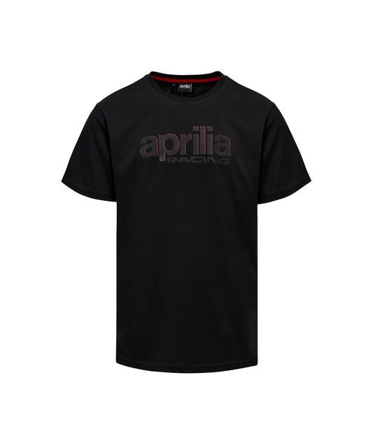 Camiseta Aprilia Racing Lifestyle negra