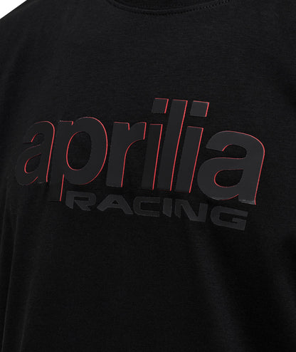 Camiseta Aprilia Racing Lifestyle negra