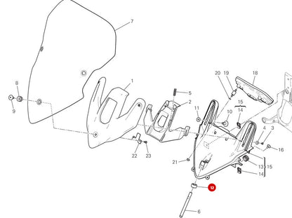 Articulacion Ducati Multistrada