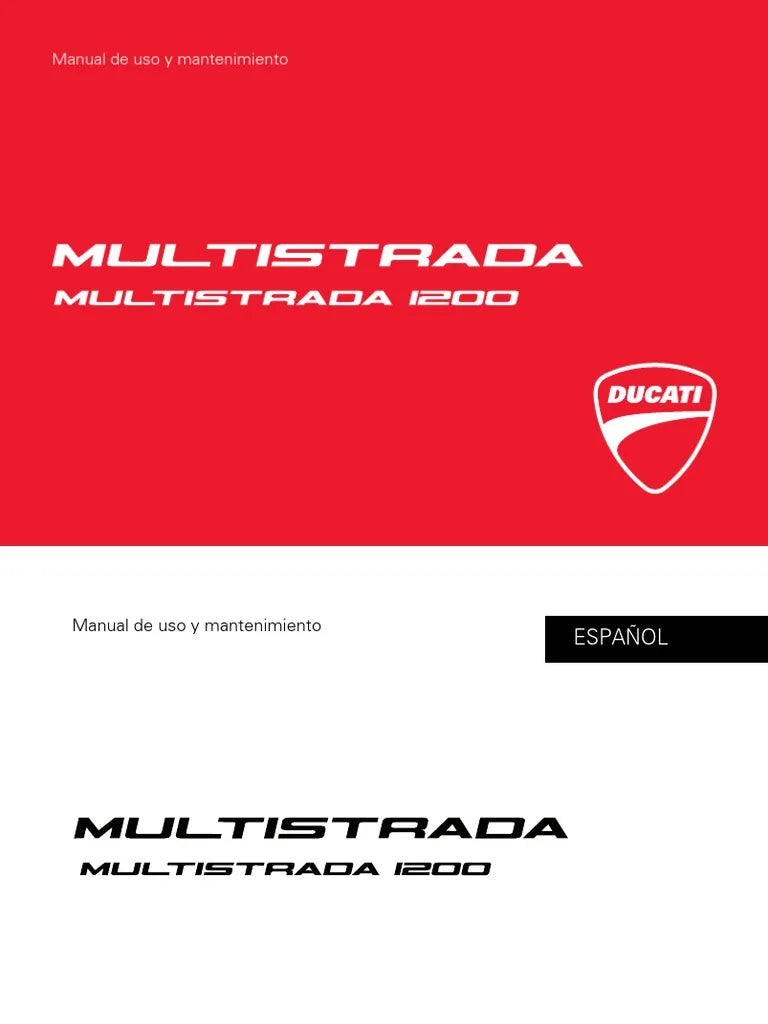 Manual de uso Ducati Multistrada