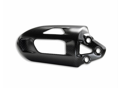 Protector de carbono para amortiguador trasero