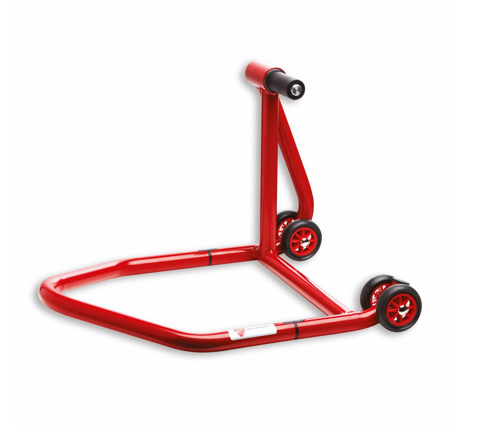 Caballete box trasero para basculante monobrazo