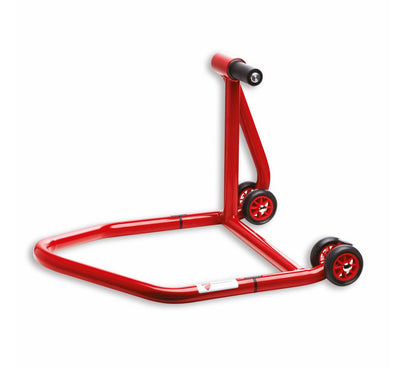 Caballete box trasero para basculante monobrazo