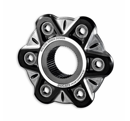 Brida de aluminio de pieza maciza