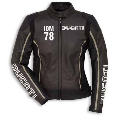 Chaqueta de cuero Ducati IOM 78 C1 mujer