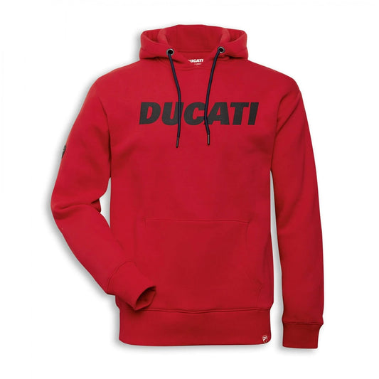 Sudadera Ducati con capucha roja