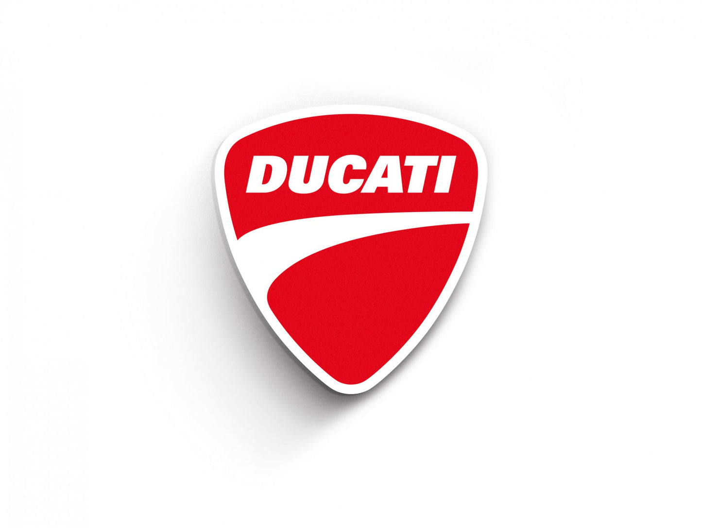 Placa de metal Ducati Shield