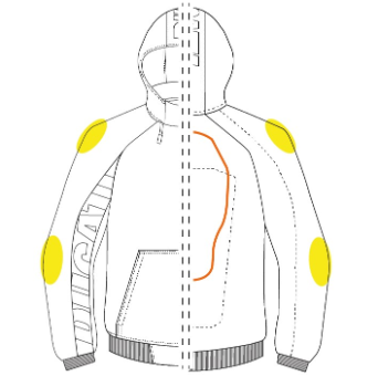 Sudadera para moto Ducati Jargon