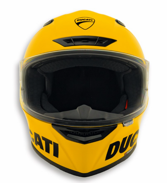 Casco integral Ducati Logo amarillo