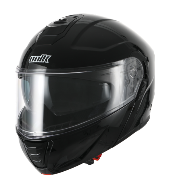 Casco modular UNIK Comet DV negro brillo